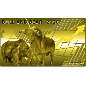 1G Goldbarren Bull & Bear 2020