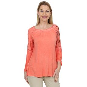 VV BY JUTTA LEIBFRIED Shirt 'Elsa' papaya