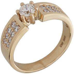 Ring 585 Gelbgold Brillanten