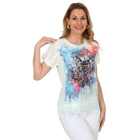 TRENDS by J. Leibfried Shirt, Spitze multicolor