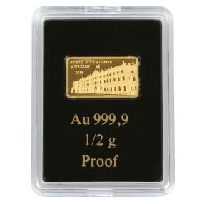 0,5 g Goldbarren Eremitage 2018