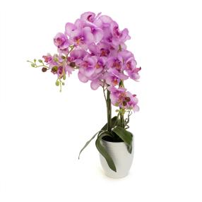 Orchidee im Keramiktopf, 67 cm, flieder