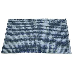 Badteppich 'Chenille', Noppenoptik blau