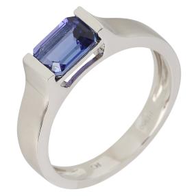 Ring 950 Platin AAAA Tansanit