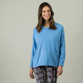 Cashmerelike by BLUE SEVEN Pullover, graublau