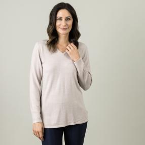 Cashmerelike by BLUE SEVEN Pullover, taupe