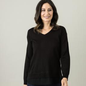 Cashmerelike by BLUE SEVEN Pullover, schwarz
