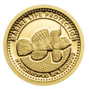 Goldmünze Marine Life Protection, Mandarinfisch