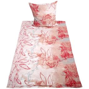 AllSeasons Bettwäsche 2tlg. Floral rosa