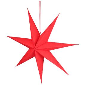 Papierstern rot