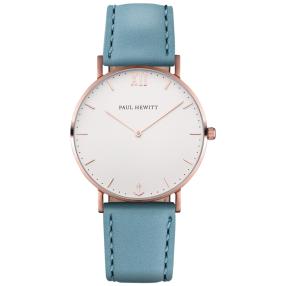 Paul Hewitt Unisexuhr Quarz weiss blau