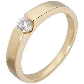 Ring 585 Gelbgold Brillant ca. 0,25ct