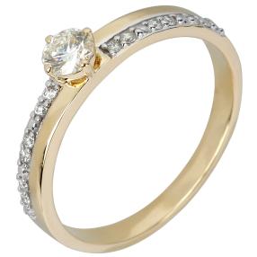 Ring 585 Gelbgold Brillanten ca. 0,35ct