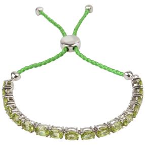 Armband 925 Sterling Silber Peridot