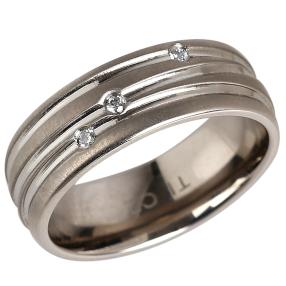 Ring Titan mit Zirkonia
