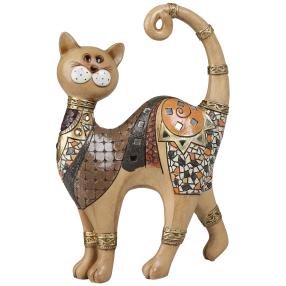 Dekofigur Katze stehend