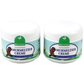 Murmeltier Creme 2er Set