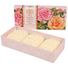 Hartseife aus Italien 'Rose', 3er Pack