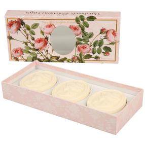 Hartseife aus Italien 'Cameo Rose', 3er Pack