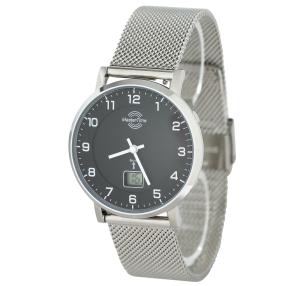 Master Time Funk-Unisexuhr 'Advanced Slim' schwarz