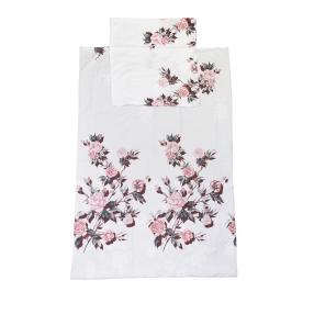 AllSeasons Bettwäsche 2tlg. Blumen grau