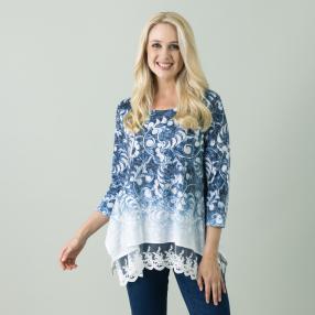FASHION NEWS Shirt, Material-Mix multicolor