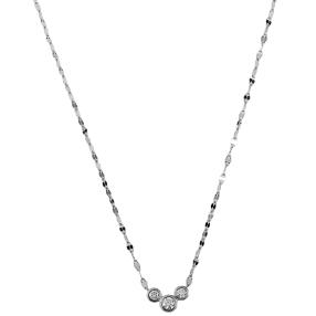 Collier 950 Platin Brillanten ca. 45 cm