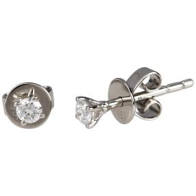Ohrstecker 950 Platin Brillanten