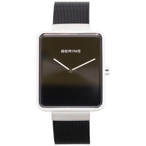 Bering Herrenuhr Quarz eckig schwarz