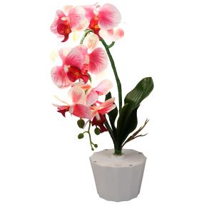 LED-Orchidee rosa, 55 cm