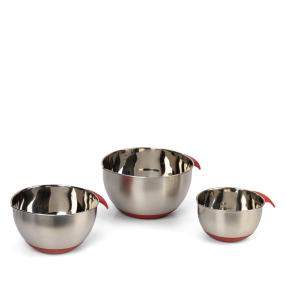 WOHNEN & GENIESSEN Rührschüssel 3er Set Edelstahl