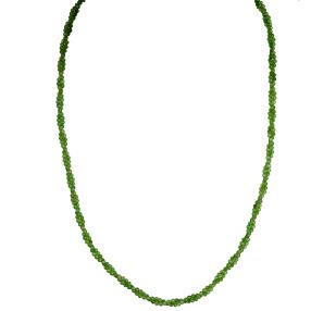 Collier Chromdiopsid 2-reihig