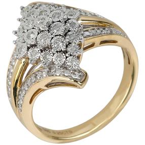 Ring 585 Gelbgold Diamanten