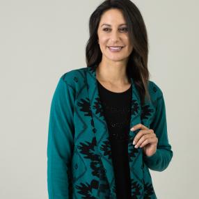 VV BY JUTTA LEIBFRIED Strick-Cardigan multicolor