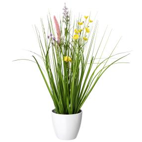 Blüten-Gras-Mix bunt, 41 cm