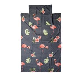 AllSeasons Bettwäsche 2tlg.Flamingo grau