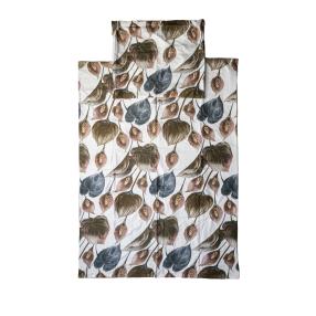 AllSeasons Bettwäsche 2tlg. Blätter beige