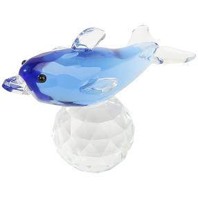 CRYSTAL DREAMS Delfin blau