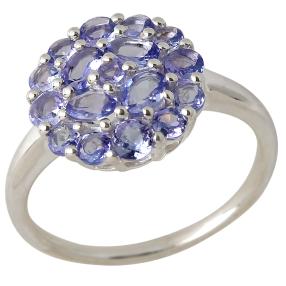Ring 925 Sterling Silber Tansanit