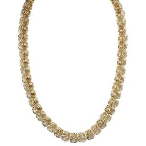 Rosenkette 585 Gelbgold, ca. 50 cm
