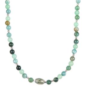 Collier Achat, ca. 115ct