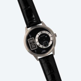 DUXOT Herrenuhr, 1g 999.5 Platinbarren, Quarzwerk
