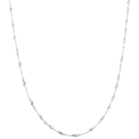 Doppelpanzerkette 925 Sterling Silber, ca. 45 cm