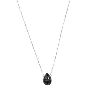 Collier 925 Sterling Silber Spinell Tropfen