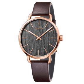 Calvin Klein Herrenuhr, Quarz, rosévergoldet-braun