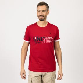 U.S. POLO ASSN. Herren T-Shirt dunkelrot