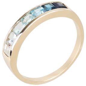 Ring 375 Gelbgold Multicolor