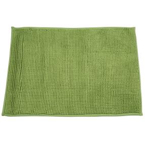 Badteppich Chenille apfelgrün 50x70cm