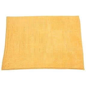 Badteppich Chenille gelb 50x70cm