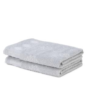 Duschtuch 2tlg. Ornament grau 70x140cm